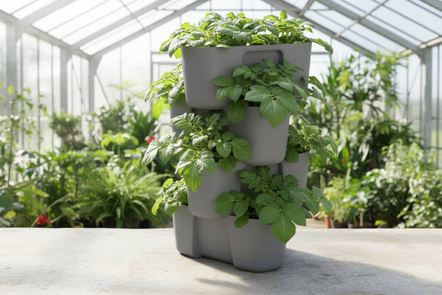 Kartoffeltårn i 4 etager | Antracit - Green Rebels