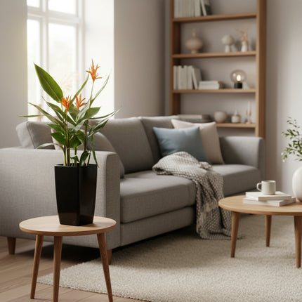 Luksus selvvandingskrukke med blomst