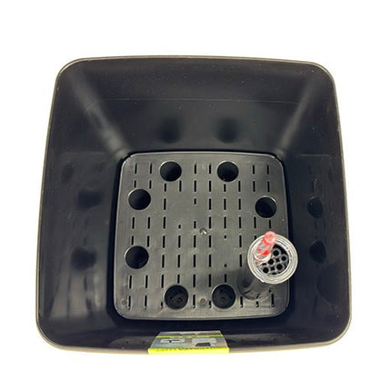 Quadrato Matt - 24 cm sort - med selvvanding - Green Rebels
