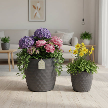 Ruby Matt - flot riflet krukke af genbrugt plast - Green Rebels