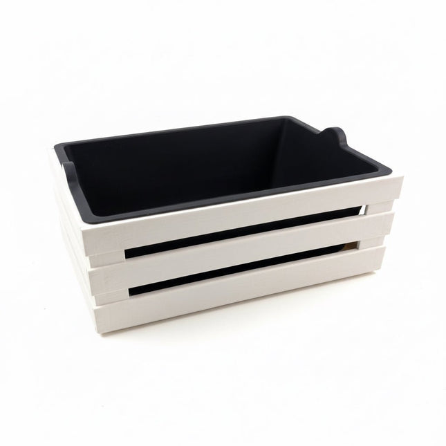 Tina 1 Flower – blomsterkasse i trælook - flere farver - 25 cm - Green Rebels