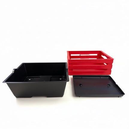 Tina 2 Flower – blomsterkasse i trælook - flere farver - 31 cm - Green Rebels