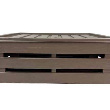 Tina Tris - sæt med 3 opbevaringskasser - brun - Green Rebels