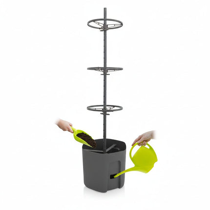 Tomatkrukke med justerbart plantestativ – selvvandende - Green Rebels