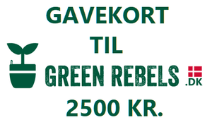 Gavekort til Green Rebels på 2500 kr