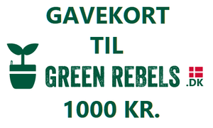 Gavekort til Green Rebels på 1000 kr